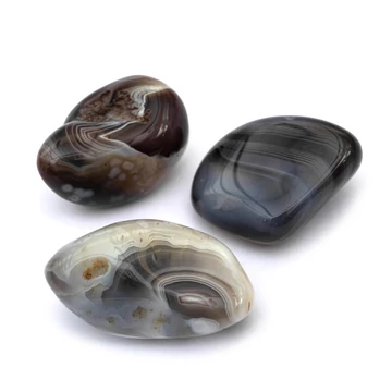 Botswana achát marokkő, L méret, kb.25-30 mm