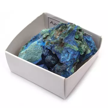 Azurit-malachit dobozos ásvány, 40-50 g
