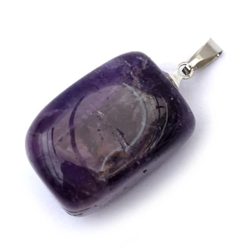 Ametiszt amorf medál, kb.20-30 mm