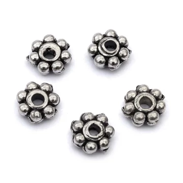 Bali gyöngy köztes dísz, 4 mm (kb. 100 db)