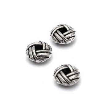 Csomó köztes dísz, 6x3 mm (10 db)