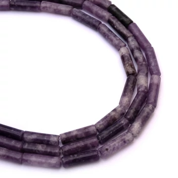 Lepidolit hengeres szál, 4x13 mm