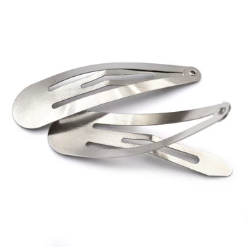 Hajcsat alap, vas, 58x15,5 mm (10 db )