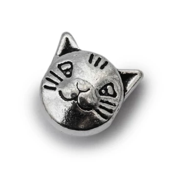 Cica köztes dísz, 8x8x5 mm, 5 db