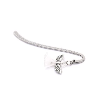 Angyalkás (fehér) könyvjelző, 84x13 mm (1 db)