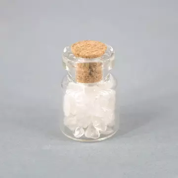 Hegyikristály ezoterikus üvegcse (22x15 mm)