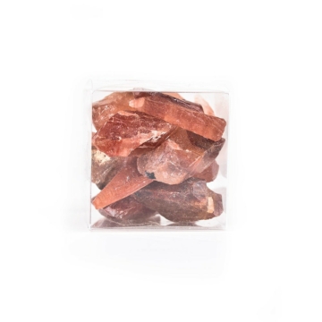 Vöröskalcit (extra) nyers ásvány dobozban (75 g)