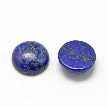 Lápisz cabochon kő, kerek, 6 mm, 2 db
