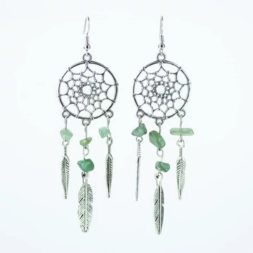 Aventurin álomfogó fülbevaló