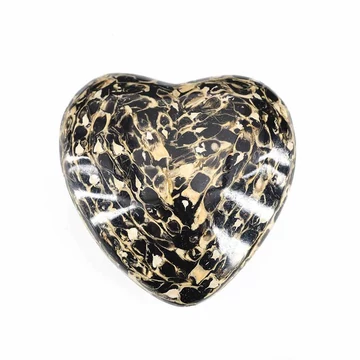 Fa szív gyöngy, 50 mm (1 db)