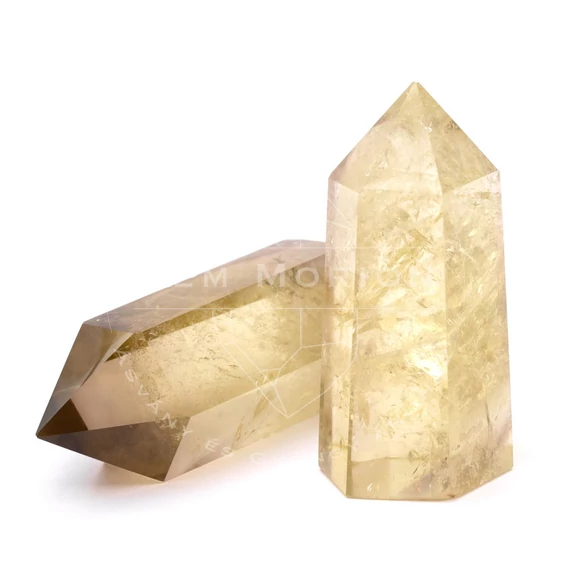 Citrin csúcs, 5-6 cm magas, 60-90 g