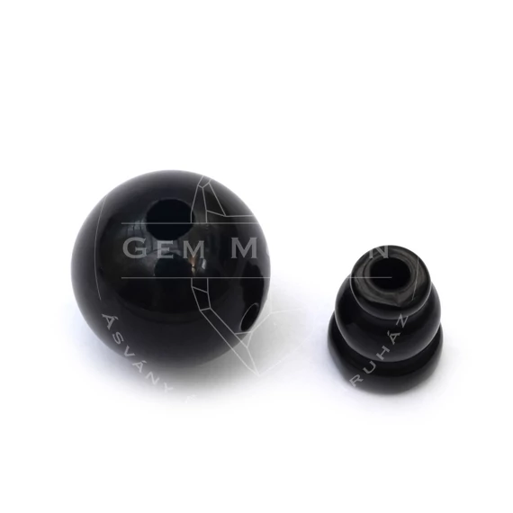 Ónix guru gyöngy, 10 mm, 1 pár