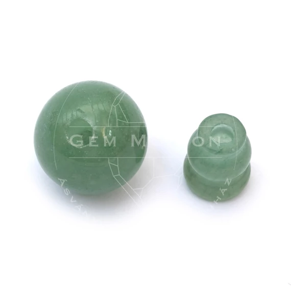 Aventurin guru gyöngy, 10 mm, 1 pár
