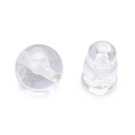 Üveg guru gyöngy, 8 mm, 1 pár