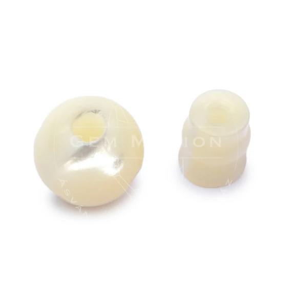 Gyöngyház guru gyöngy, 8 mm, 1 pár