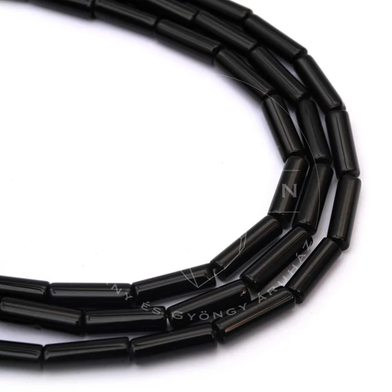 Ónix hengeres szál, 4x13 mm
