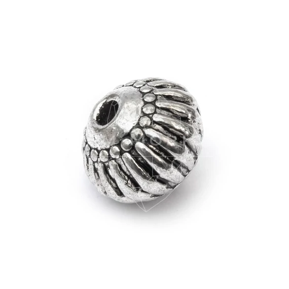 Lámpás köztes dísz, csíkos, 8x6,5 mm mm (5 db)