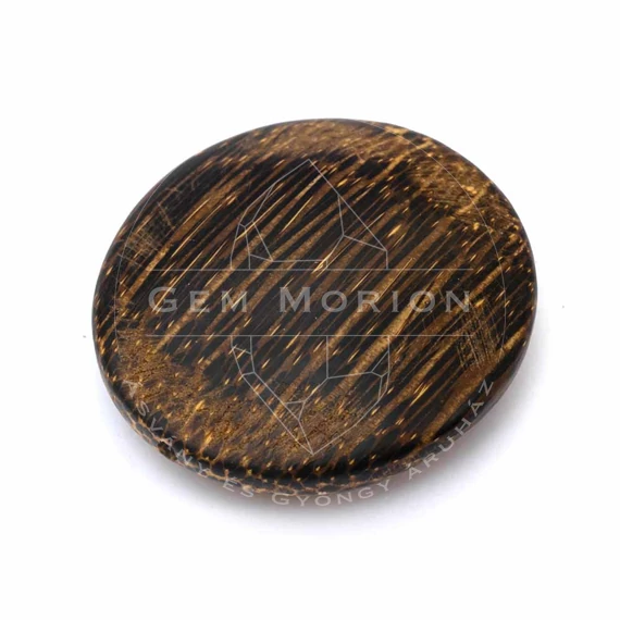 Pálmafa (kókusz) kerek, lapos gyöngy, 35x9 mm, 1 db
