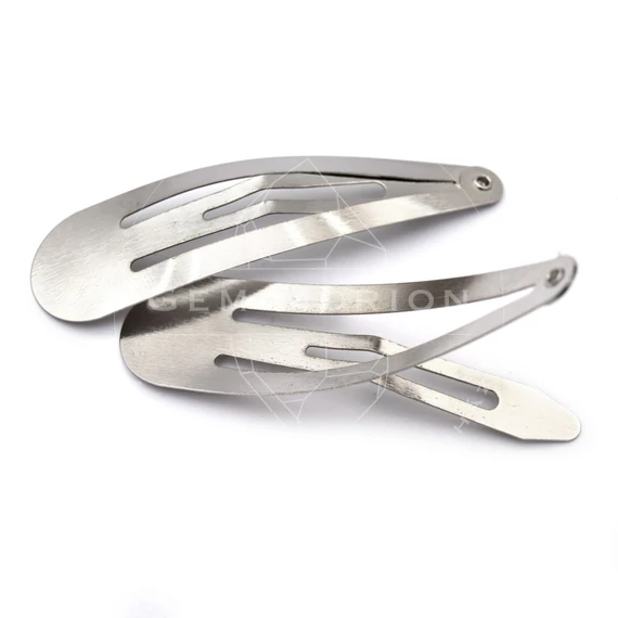 Hajcsat alap, vas, 58x15,5 mm (10 db )
