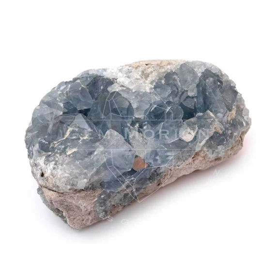 Cölesztin, free form geóda, 346 g