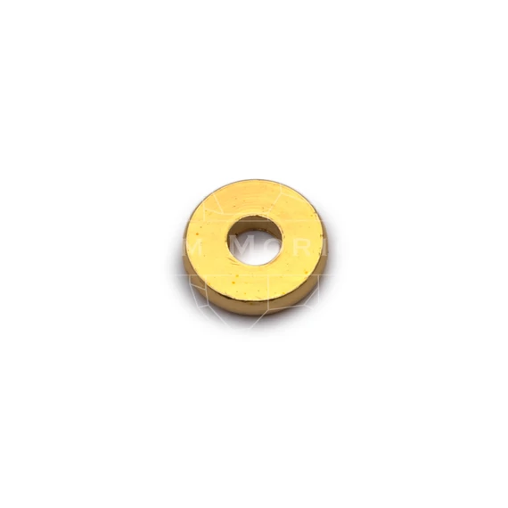 Kerek köztes dísz, arany szín, 6x1,2 mm, 5 db