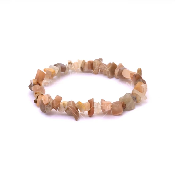 Holdkő gumis törmelékköves karkötő