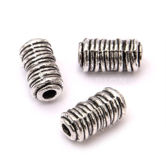 Medáltartó köztes dísz, 2 csíkkal, 9,5x7 mm, 10 db
