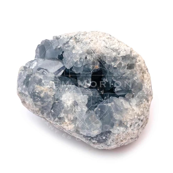 Cölesztin, free form geóda, 1195 g
