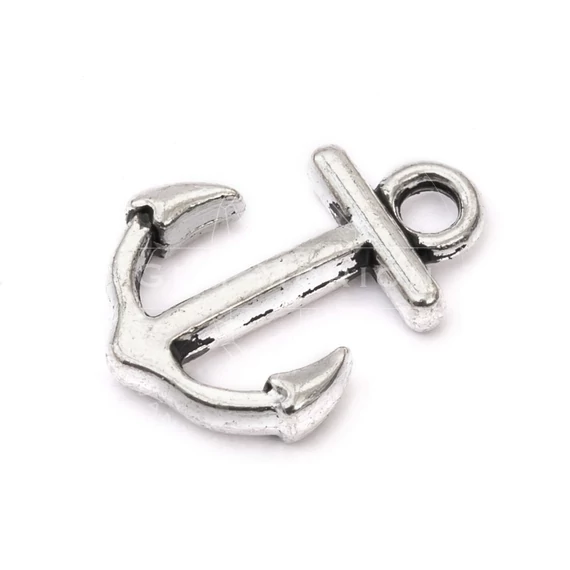 Horgony medál, 15x11 mm (5 db)