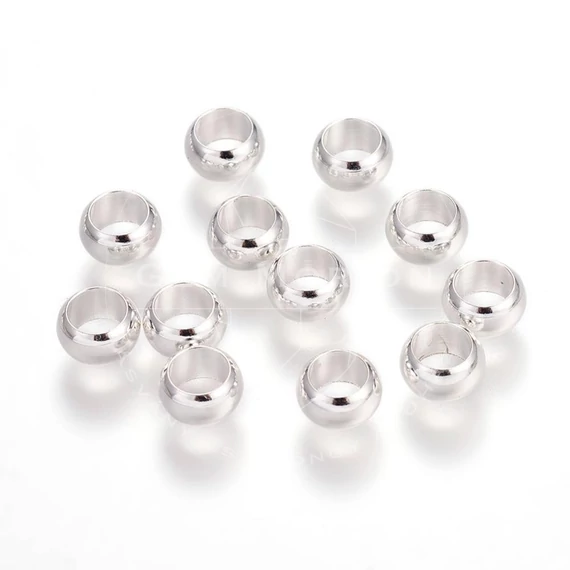 Hordós (ezüst szín) stopper, 1,5 mm (kb. 200 db)