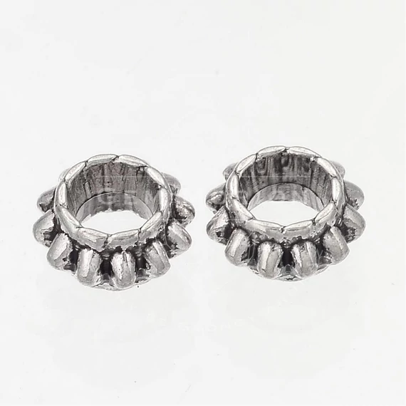 Tárcsa köztes dísz, 7x4 mm (20 db)