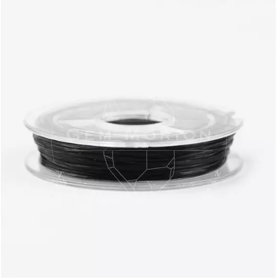 Fekete lapos gumidamil 0,6 mm, kb. 10 m/tekercs