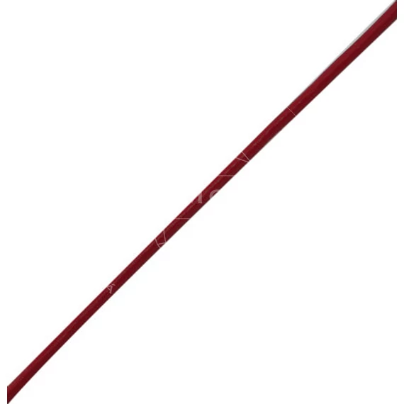 Piros hengeres bőrszál, 1,5 mm vastag (5m egyben) 