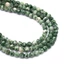 Zöld spotjáspis golyós szál, 4 mm, kb. 38 cm