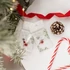 Karácsonyi angyalka kulcstartó, mashan jáde táskadísz, gyöngyök: 6 mm, 8 mm
