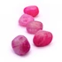 Pink achát (színezett) világos marokkő