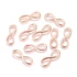 Végtelen (rosegold) összekötő elem (2 db)