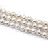 Shell pearl (fehér) golyós szál, 8 mm, kb. 38 cm