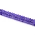 Jáde (lila) fazettált festett golyós szál, 4 mm, kb. 38 cm