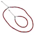 Bambuszkorall henger és fekete spinel nyaklánc (45 cm) és karkötő (18 cm) szett