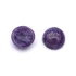 Csaroit cabochon kő, kerek, 8 mm, 2 db