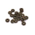 Tárcsa köztes dísz, bronz szín, 9x3 mm, 20 db