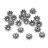 Virág mintás gyöngykupak, 9 mm (20 db)