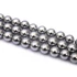 Shell pearl (szürke) golyós szál, 8 mm, kb. 38 cm
