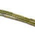 Jáde hengeres szál, 4x13 mm