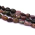 Turmalin pebble szál, multicolor, 6-10 mm, kb. 38 cm