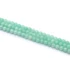 Maláj Jáde (amazonit szín) festett golyós szál, 4 mm, kb. 38 cm