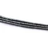 Hematit hengeres szál, 2x4 mm, kb. 38 cm
