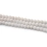 Fehér jáde matt golyós szál, színezett, 4 mm, kb. 38 cm