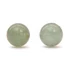 Aventurin cabochon fülbevaló nemesacél szerelékkel, 8 mm